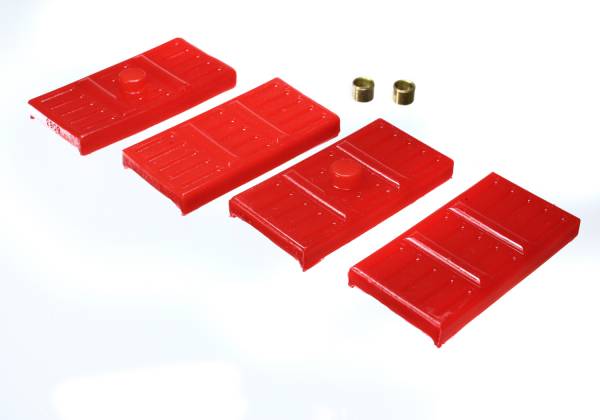 Energy Suspension Polyurethane Bushings | 1350 Offroad - Energy Suspension Universal Leaf Spring Pad, Red 3.6113R - Image 1