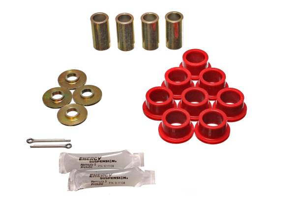 Energy Suspension Polyurethane Bushings | 1350 Offroad - Energy Suspension Strut Rod Bushing Set, Red 3.7101R - Image 1