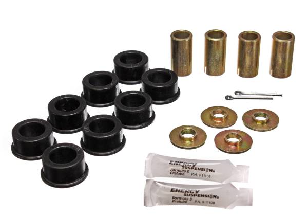 Energy Suspension Polyurethane Bushings | 1350 Offroad - Energy Suspension Strut Rod Bushing Set, Black 3.7102G - Image 1