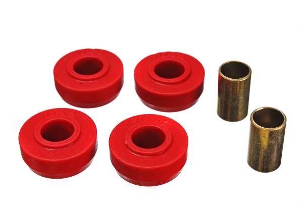 Energy Suspension Polyurethane Bushings | 1350 Offroad - Energy Suspension Strut Rod Bushing Set, Red 3.7105R - Image 1