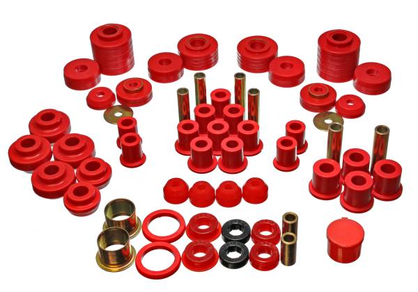 Energy Suspension Polyurethane Bushings | 1350 Offroad - Energy Suspension Hyper-Flex System, Red 4.18101R - Image 1