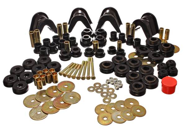 Energy Suspension Polyurethane Bushings | 1350 Offroad - Energy Suspension Hyper-Flex System, Black 4.18105G - Image 1