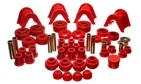 Energy Suspension Polyurethane Bushings | 1350 Offroad - Energy Suspension Hyper-Flex System, Red 4.18106R - Image 1