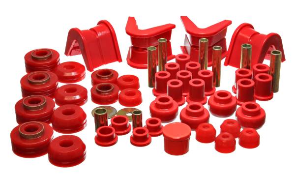 Energy Suspension Polyurethane Bushings | 1350 Offroad - Energy Suspension Hyper-Flex System, Red 4.18107R - Image 1