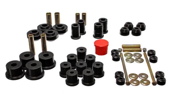 Energy Suspension Polyurethane Bushings | 1350 Offroad - Energy Suspension Hyper-Flex System, Black 4.18111G - Image 1