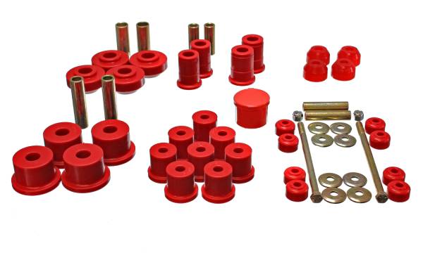 Energy Suspension Polyurethane Bushings | 1350 Offroad - Energy Suspension Hyper-Flex System, Red 4.18111R - Image 1