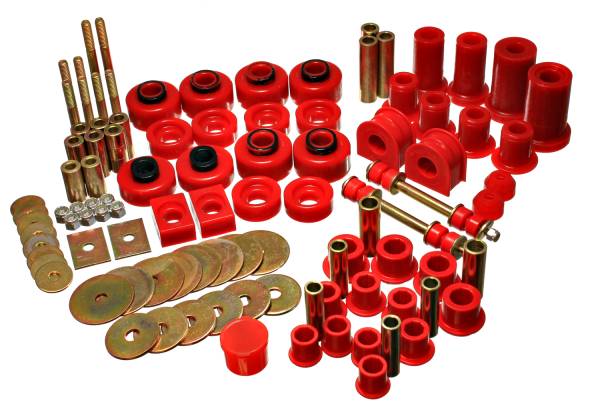 Energy Suspension Polyurethane Bushings | 1350 Offroad - Energy Suspension Hyper-Flex System, Red 4.18122R - Image 1