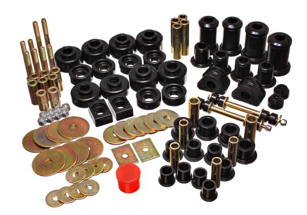 Energy Suspension Polyurethane Bushings | 1350 Offroad - Energy Suspension Hyper-Flex System, Black 4.18123G - Image 1