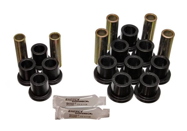 Energy Suspension Polyurethane Bushings | 1350 Offroad - Energy Suspension Leaf Spring Bushing Set, Black 4.2102G - Image 1