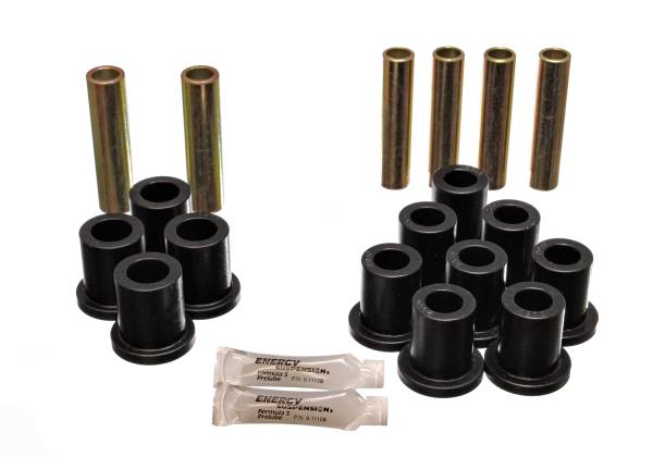Energy Suspension Polyurethane Bushings | 1350 Offroad - Energy Suspension Leaf Spring Bushing Set, Black 4.2103G - Image 1