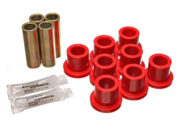 Energy Suspension Polyurethane Bushings | 1350 Offroad - Energy Suspension Leaf Spring Bushing Set, Red 4.2107R - Image 1