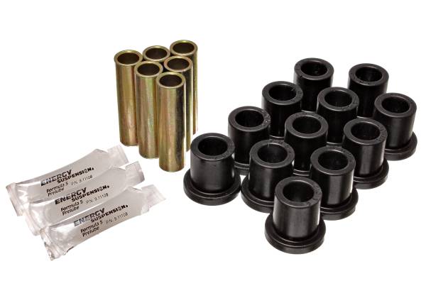 Energy Suspension Polyurethane Bushings | 1350 Offroad - Energy Suspension Leaf Spring Bushing Set, Black 4.2113G - Image 1