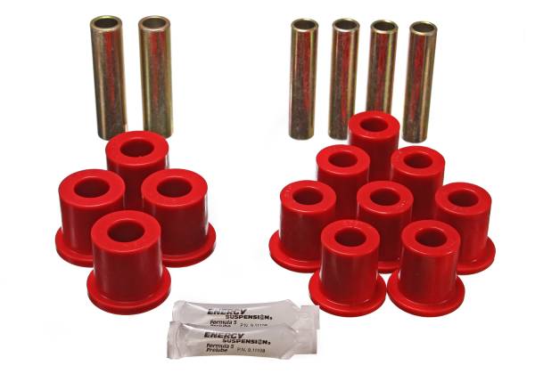 Energy Suspension Polyurethane Bushings | 1350 Offroad - Energy Suspension Leaf Spring Bushing Set, Red 4.2114R - Image 1
