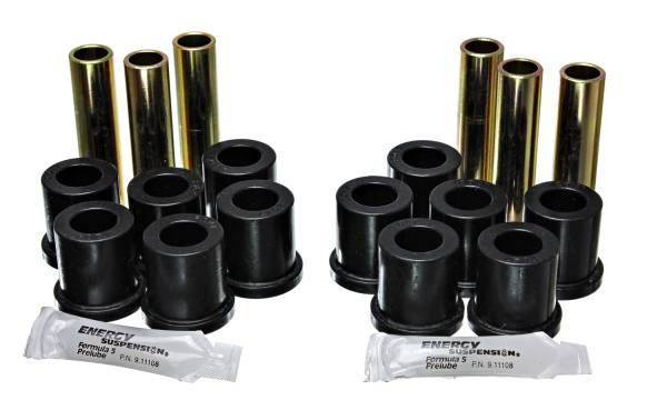 Energy Suspension Polyurethane Bushings | 1350 Offroad - Energy Suspension Leaf Spring Bushing Set, Black 4.2116G - Image 1