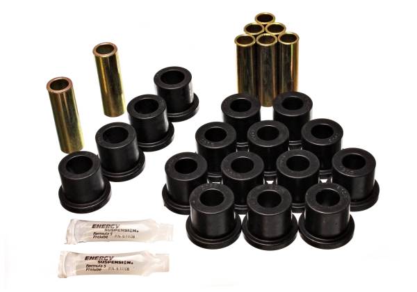 Energy Suspension Polyurethane Bushings | 1350 Offroad - Energy Suspension Leaf Spring Bushing Set, Black 4.2138G - Image 1