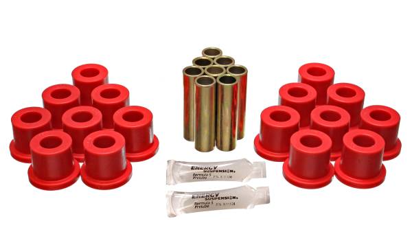 Energy Suspension Polyurethane Bushings | 1350 Offroad - Energy Suspension Leaf Spring Bushing Set, Red 4.2139R - Image 1