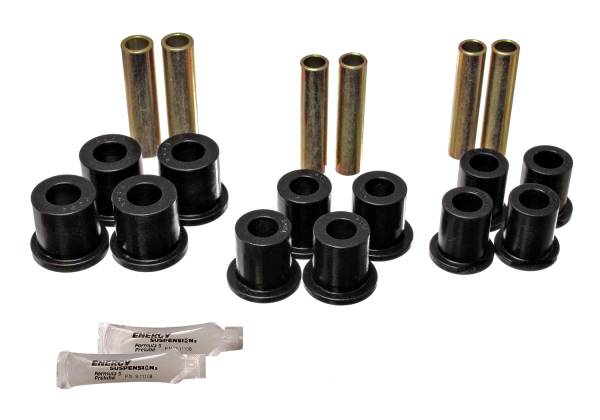 Energy Suspension Polyurethane Bushings | 1350 Offroad - Energy Suspension Leaf Spring Bushing Set, Black 4.2140G - Image 1