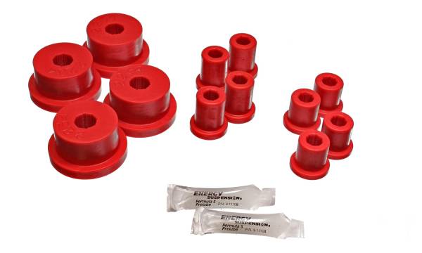 Energy Suspension Polyurethane Bushings | 1350 Offroad - Energy Suspension Leaf Spring Bushing Set, Red 4.2141R - Image 1