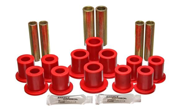 Energy Suspension Polyurethane Bushings | 1350 Offroad - Energy Suspension Leaf Spring Bushing Set, Red 4.2145R - Image 1