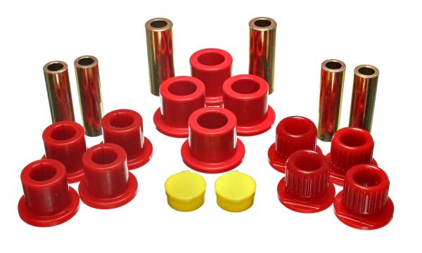 Energy Suspension Polyurethane Bushings | 1350 Offroad - Energy Suspension Leaf Spring Bushing Set, Red 4.2149R - Image 1