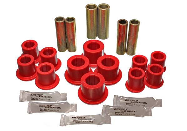 Energy Suspension Polyurethane Bushings | 1350 Offroad - Energy Suspension Leaf Spring Bushing Set, Red 4.2150R - Image 1