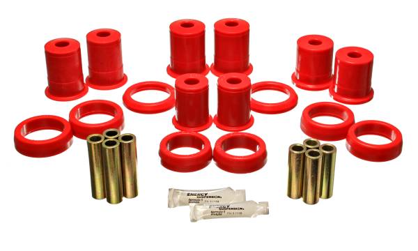 Energy Suspension Polyurethane Bushings | 1350 Offroad - Energy Suspension Control Arm Bushing Set, Red 4.3114R - Image 1