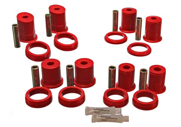 Energy Suspension Polyurethane Bushings | 1350 Offroad - Energy Suspension Control Arm Bushing Set, Red 4.3115R - Image 1