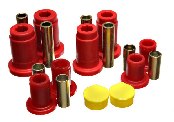 Energy Suspension Polyurethane Bushings | 1350 Offroad - Energy Suspension Control Arm Bushing Set, Red 4.3150R - Image 1