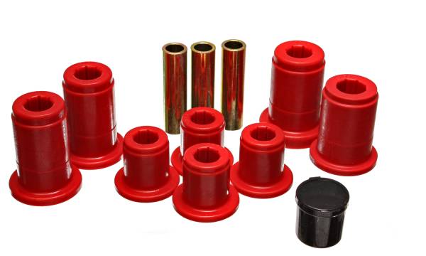 Energy Suspension Polyurethane Bushings | 1350 Offroad - Energy Suspension Control Arm Bushing Set, Red 4.3168R - Image 1