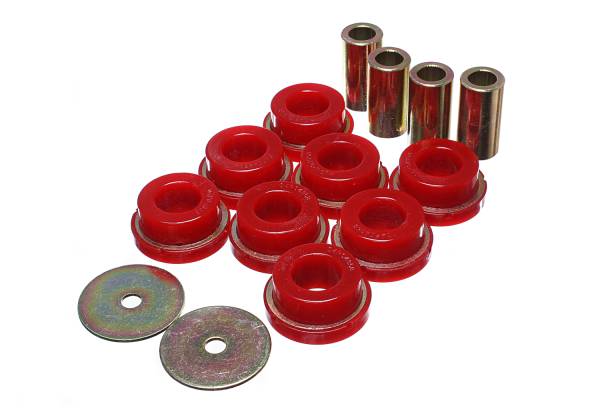 Energy Suspension Polyurethane Bushings | 1350 Offroad - Energy Suspension Sub-Frame Bushing Set, Red 4.4122R - Image 1