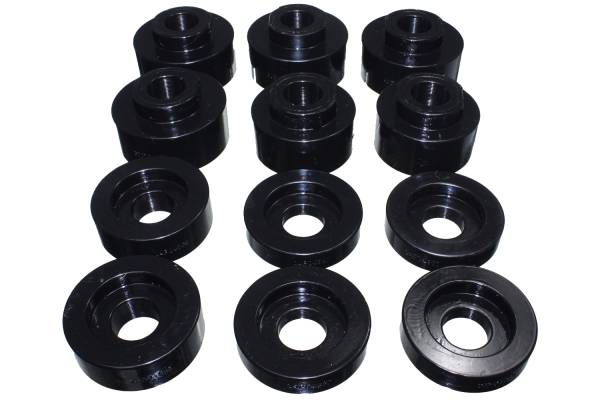 Energy Suspension Polyurethane Bushings | 1350 Offroad - Energy Suspension Body Mount Set, Black 4.4125G - Image 1