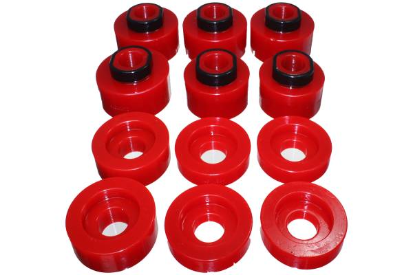 Energy Suspension Polyurethane Bushings | 1350 Offroad - Energy Suspension Body Mount Set, Red 4.4125R - Image 1