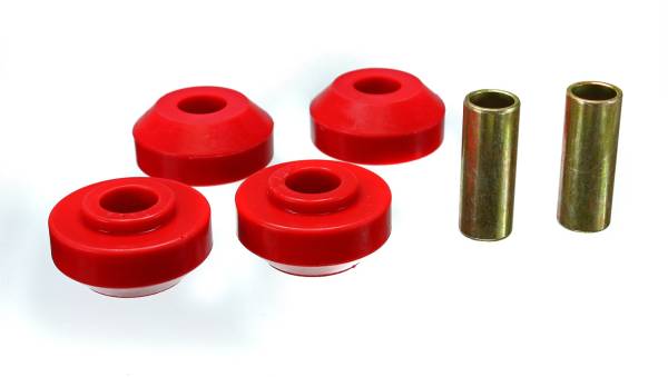 Energy Suspension Polyurethane Bushings | 1350 Offroad - Energy Suspension Strut Rod Bushing Set, Red 4.7112R - Image 1