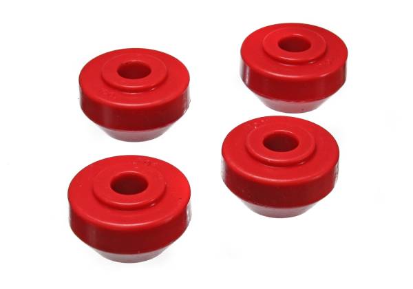 Energy Suspension Polyurethane Bushings | 1350 Offroad - Energy Suspension Strut Rod Bushing Set, Red 4.7117R - Image 1