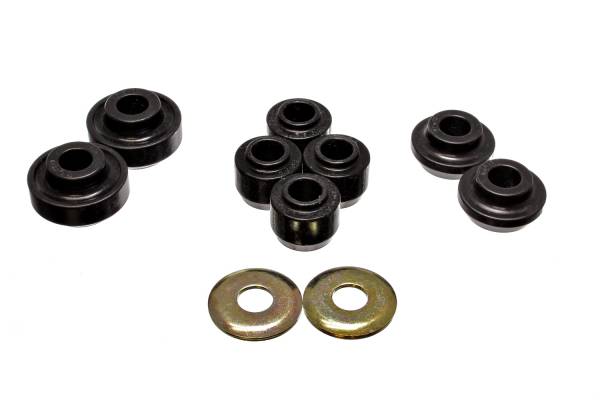 Energy Suspension Polyurethane Bushings | 1350 Offroad - Energy Suspension Strut Rod Bushing Set, Black 4.7119G - Image 1