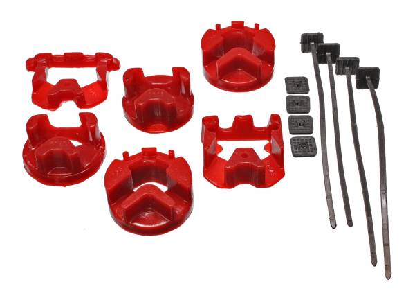 Energy Suspension Polyurethane Bushings | 1350 Offroad - Energy Suspension Polyurethane Motor Mount Insert, Red 5.1107R - Image 1