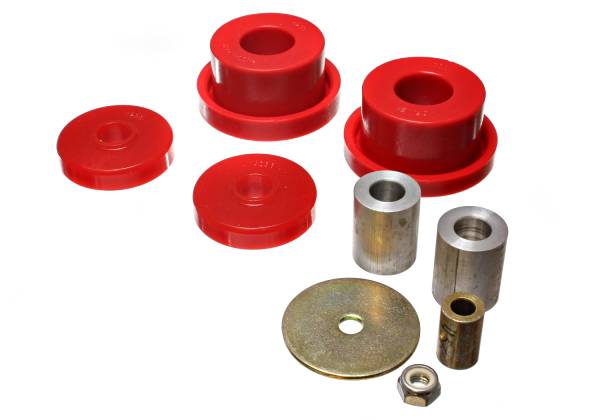 Energy Suspension Polyurethane Bushings | 1350 Offroad - Energy Suspension Differential Mount Bushing Set, Red 5.1115R - Image 1
