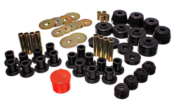Energy Suspension Polyurethane Bushings | 1350 Offroad - Energy Suspension Hyper-Flex System, Black 5.18102G - Image 1