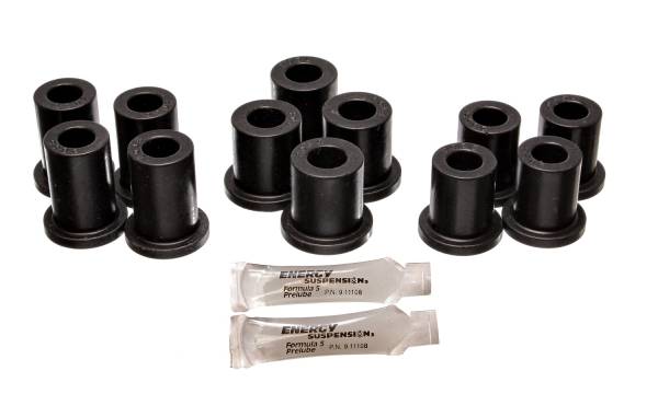 Energy Suspension Polyurethane Bushings | 1350 Offroad - Energy Suspension Leaf Spring Bushing Set, Black 5.2103G - Image 1