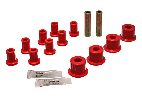 Energy Suspension Polyurethane Bushings | 1350 Offroad - Energy Suspension Leaf Spring Bushing Set, Red 5.2105R - Image 1