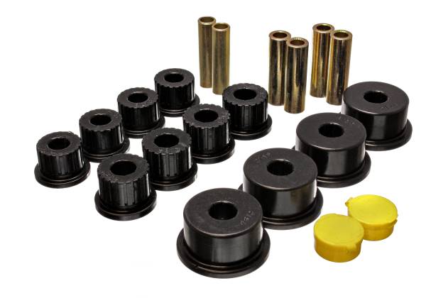 Energy Suspension Polyurethane Bushings | 1350 Offroad - Energy Suspension Leaf Spring Bushing Set, Black 5.2109G - Image 1