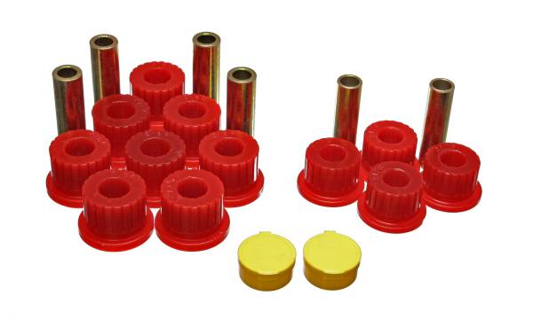 Energy Suspension Polyurethane Bushings | 1350 Offroad - Energy Suspension Leaf Spring Bushing Set, Red 5.2111R - Image 1
