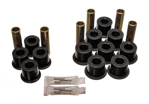 Energy Suspension Polyurethane Bushings | 1350 Offroad - Energy Suspension Leaf Spring Bushing Set, Black 5.2113G - Image 1