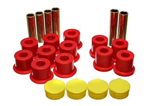 Energy Suspension Polyurethane Bushings | 1350 Offroad - Energy Suspension Leaf Spring Bushing Set, Red 5.2114R - Image 1