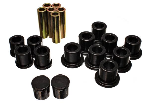 Energy Suspension Polyurethane Bushings | 1350 Offroad - Energy Suspension Leaf Spring Bushing Set, Black 5.2119G - Image 1