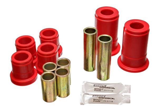Energy Suspension Polyurethane Bushings | 1350 Offroad - Energy Suspension Control Arm Bushing Set, Red 5.3110R - Image 1