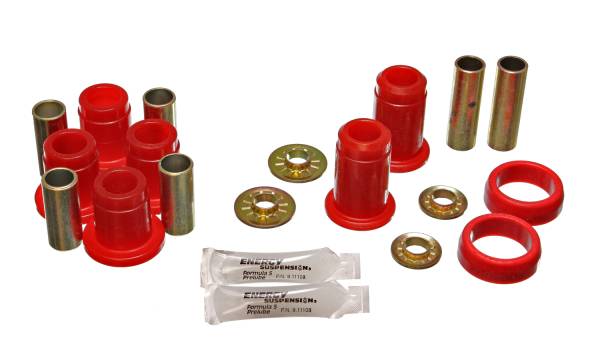 Energy Suspension Polyurethane Bushings | 1350 Offroad - Energy Suspension Control Arm Bushing Set, Red 5.3114R - Image 1