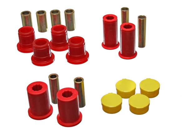 Energy Suspension Polyurethane Bushings | 1350 Offroad - Energy Suspension Control Arm Bushing Set, Red 5.3122R - Image 1