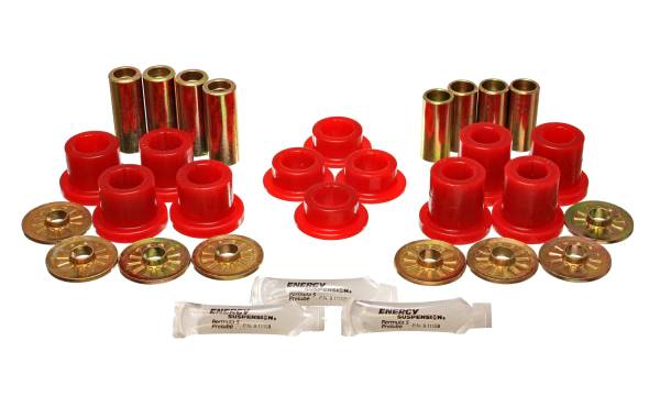 Energy Suspension Polyurethane Bushings | 1350 Offroad - Energy Suspension Control Arm Bushing Set, Red 5.3125R - Image 1