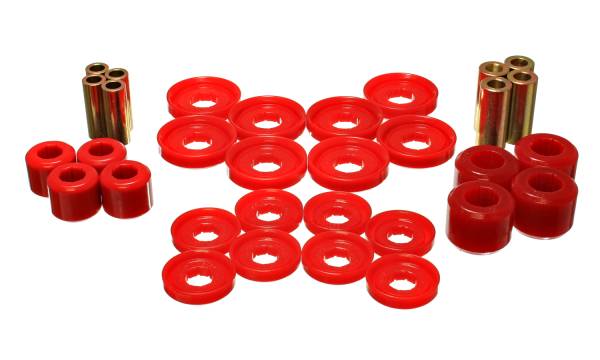 Energy Suspension Polyurethane Bushings | 1350 Offroad - Energy Suspension Control Arm Bushing Set, Red 5.3142R - Image 1
